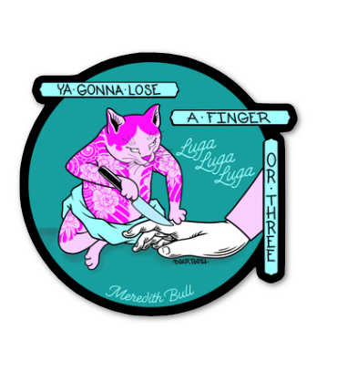 I Don't Wanna Be Touched Vinyl Sticker